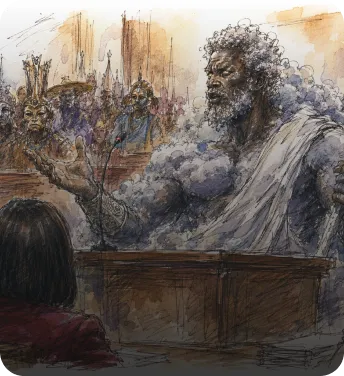 The Storm After the Prayer scene
